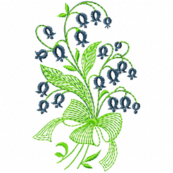Flowers And Tree Embroidery Design 1 Flowers And Tree Embroidery Design 1